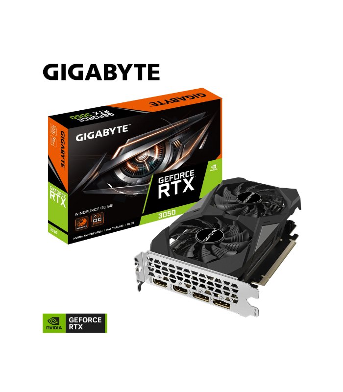 GRAFICA GIGABYTE RTX 3050 6GB WINDFORCE OC