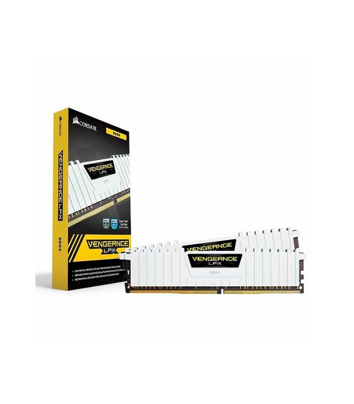 KIT DE MEM. CORSAIR VENGEANCE LPX 16GB (2 X 8GB) DDR4 A 3200 MHZ WHITE