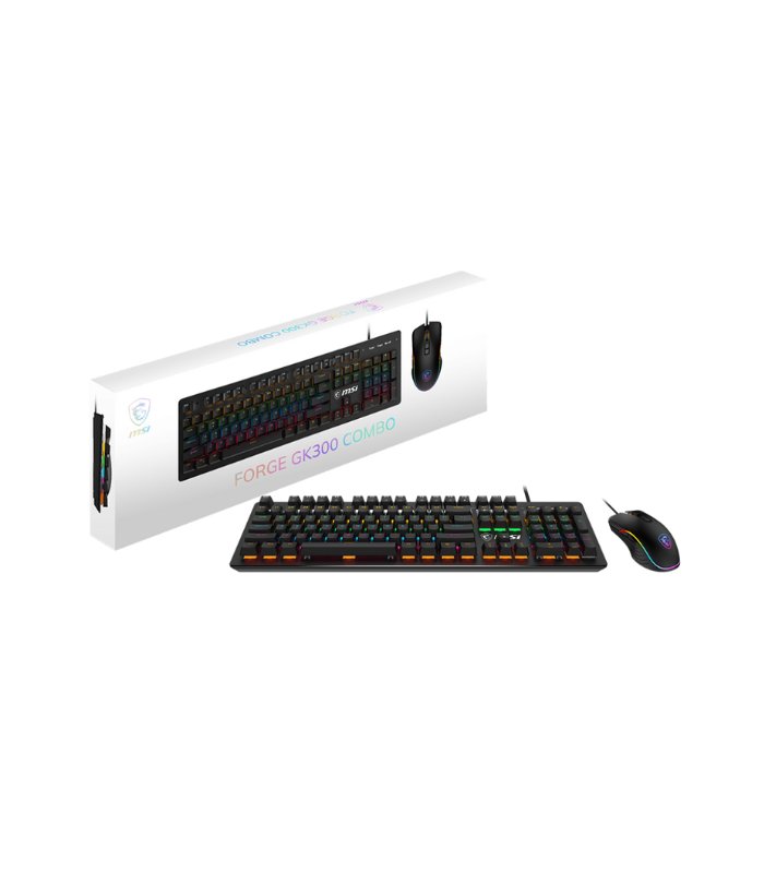 Kit Teclado y Mouse MSI Forge GK300