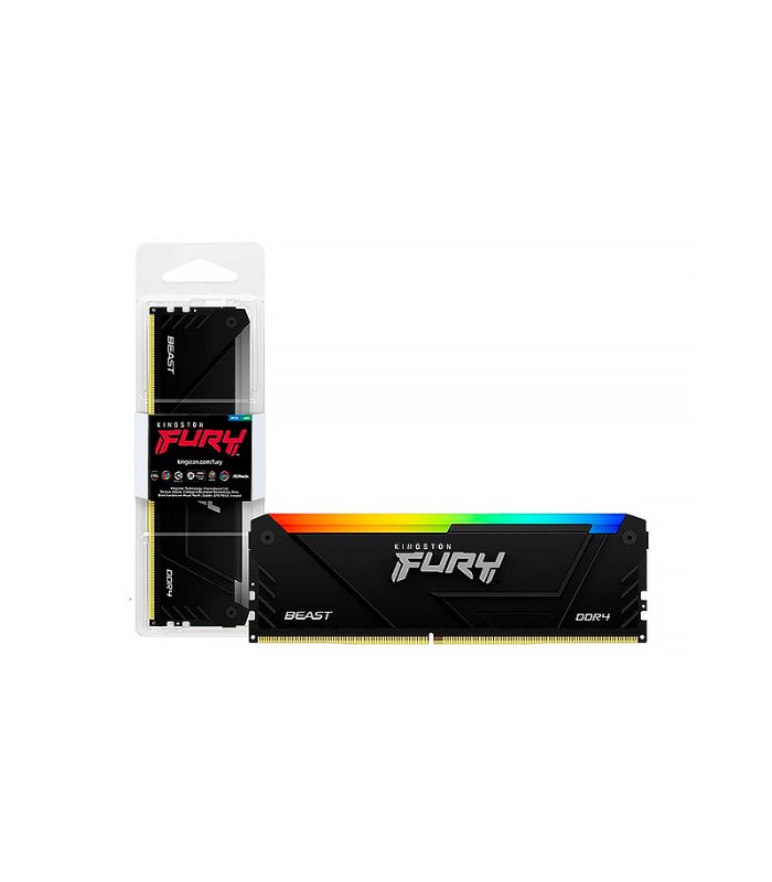 MEM. RAM FURY BEAST RGB FULL NEGRO 16GB 3200MHZ