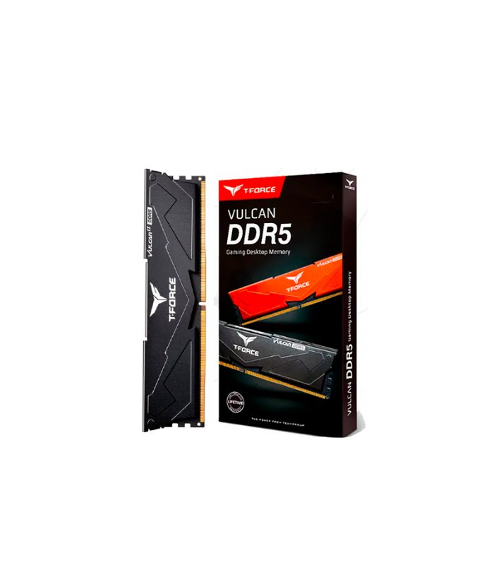 MEM. RAM TEAMGROUP T-FORCE DELTA RGB, BLACK, 16GB DDR5 6000 Mhz