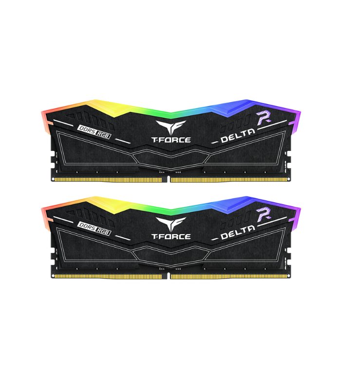 MEM. RAM TEAMGROUP T-FORCE DELTA α RGB, 32GB (2x16gb) DDR5 6000Mhz BLACK