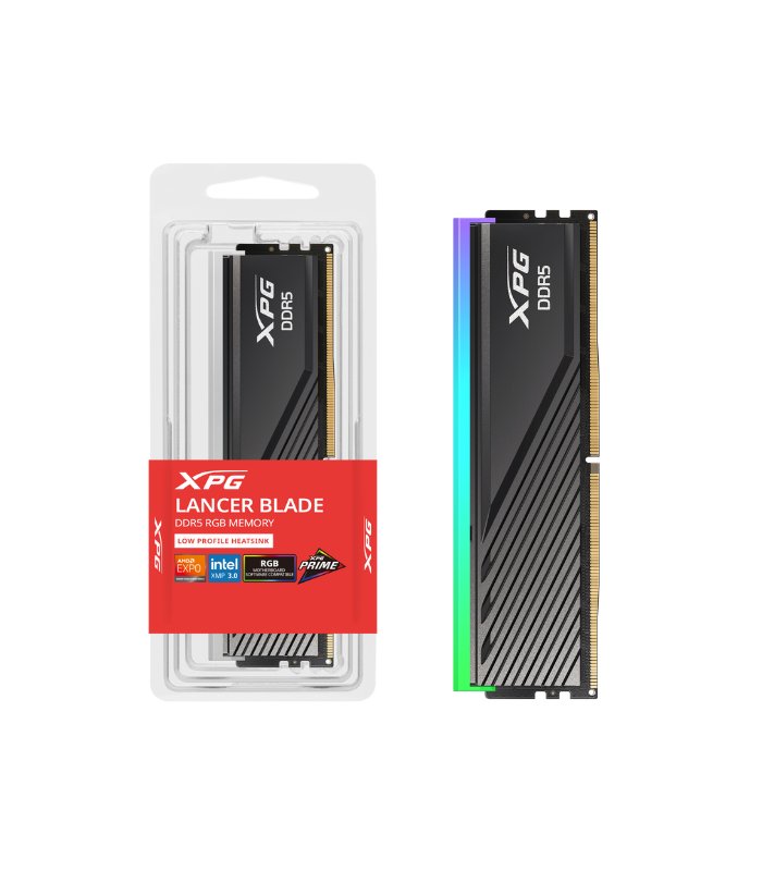 MEM RAM XPG LANCER BLADE 16GB DDR5 6000MHz BLACK