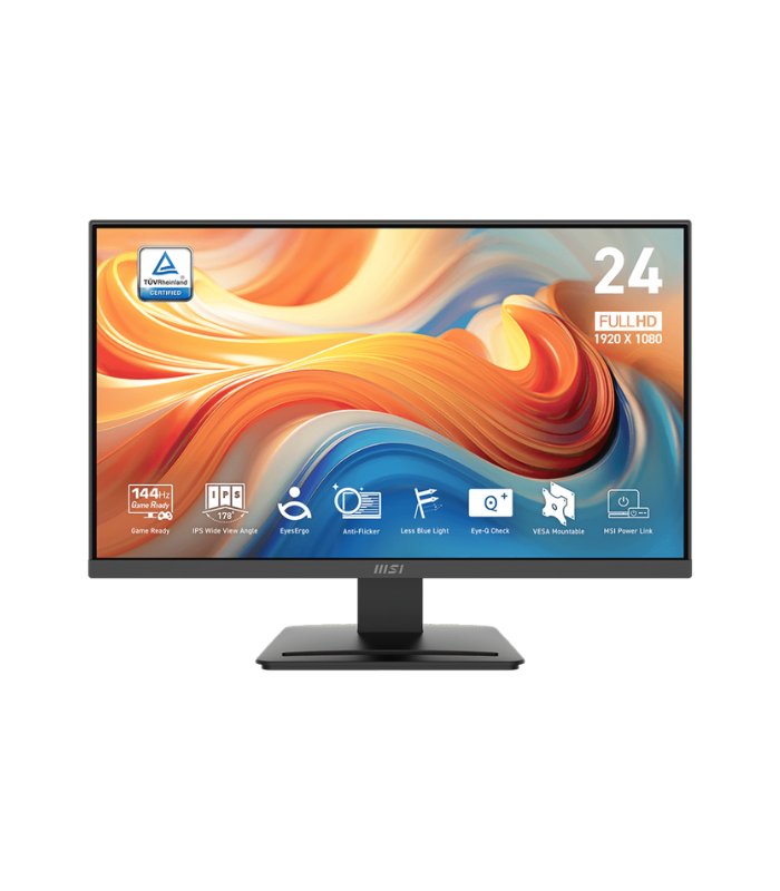 MONITOR GAMER MSI PRO MP243L E14, 24P, 144HZ, 1MS, iPS FHD
