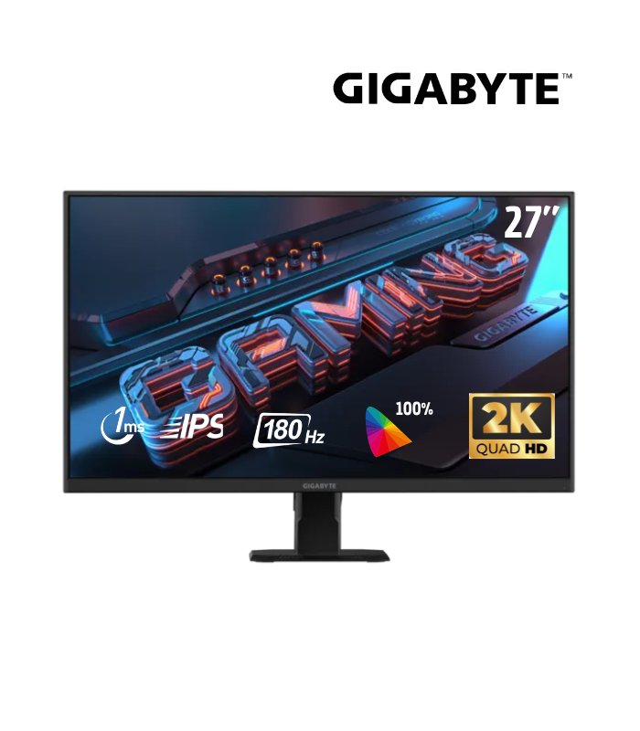MONITOR GIGABYTE GS27QA, 27 2K QHD, 180HZ, 1MS, iPS