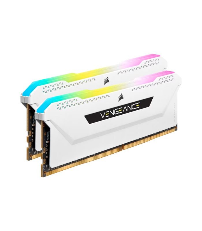 PACK MEM. CORSAIR VENGEANCE RGB PRO SL DE 16 GB (2 X 8 GB) DDR4 3200 MHZ WHITE