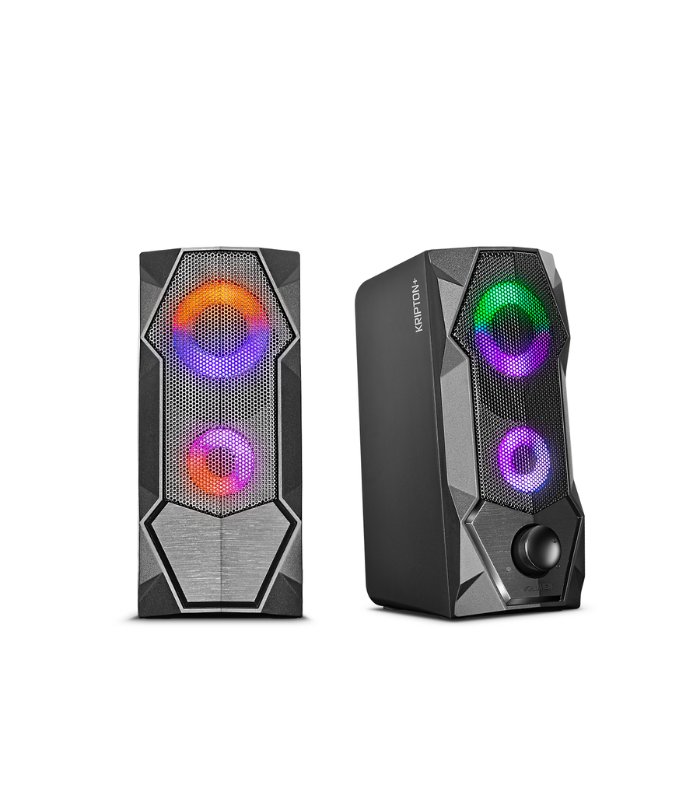 PARLANTE KRIPTON MIC S309 2.0 RGB USB