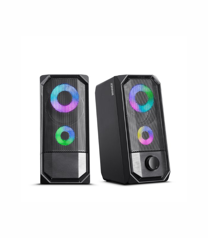 PARLANTE MIC WINNER S325, 2.0 RGB