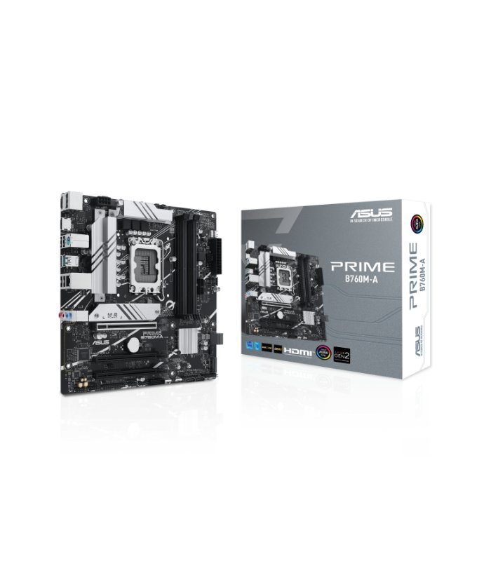PLACA ASUS PRIME B760M-A, DDR5, LGA 1700