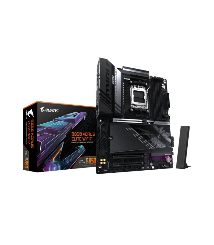 PLACA MADRE GIGABYTE B850 AORUS ELITE WIFI7, AM5, ATX