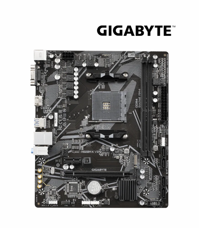 PLACA MADRE GIGABYTE A520M K V2 AMD AM4 mATX