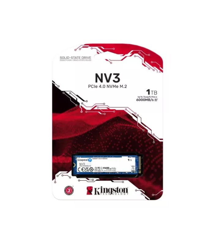 SSD M.2 1TB KINGSTON NV3 NVME 6000Mbs PCIE GEN4