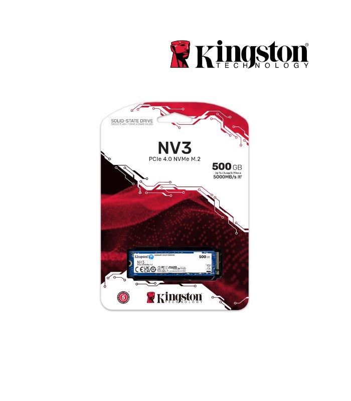 SSD M.2 KINGSTON NV3, 500GB PCIe 4.0 NVME 5000MB/s
