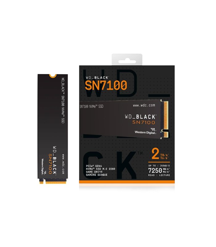 SSD WESTERN DIGITAL SN7100 BLACK 2TB NVMe 7250Mbs M.2 2280 Pcie 4.0x4