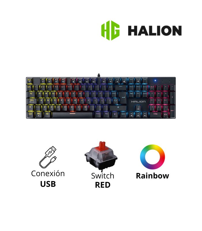 TECLADO HALION KM203 COMANCHE