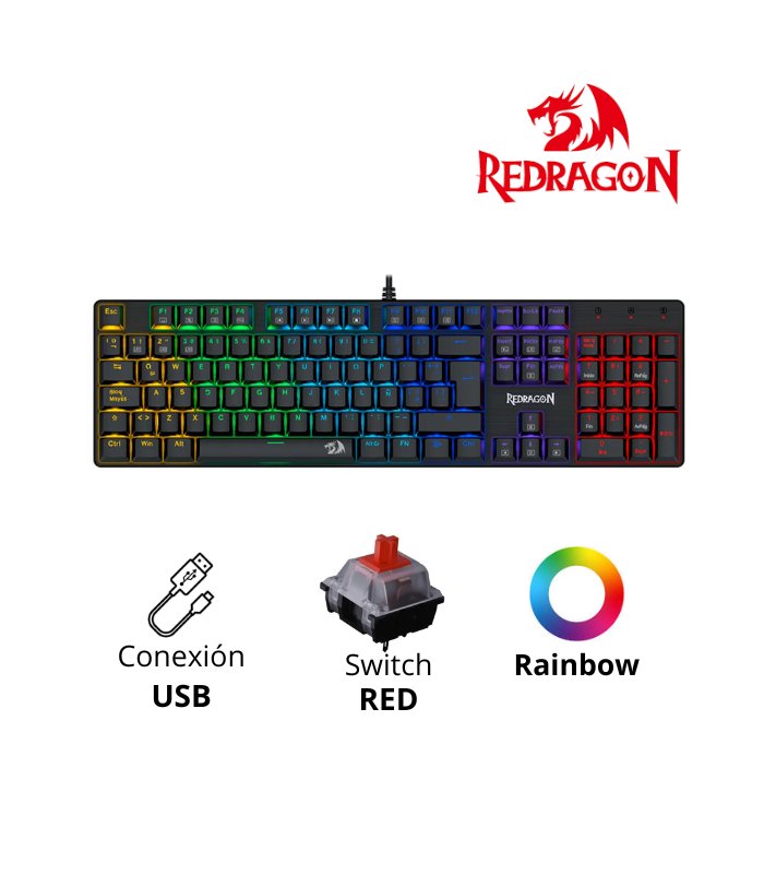 TECLADO REDRAGON SINDRI K671