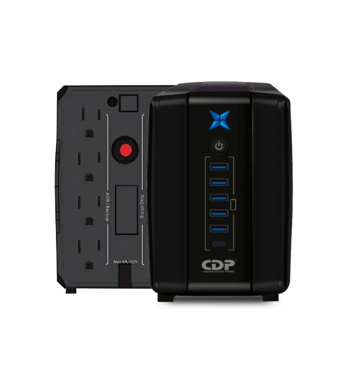 UPS CDP R-UPR758i, 750VA/375W, 8 Tomas