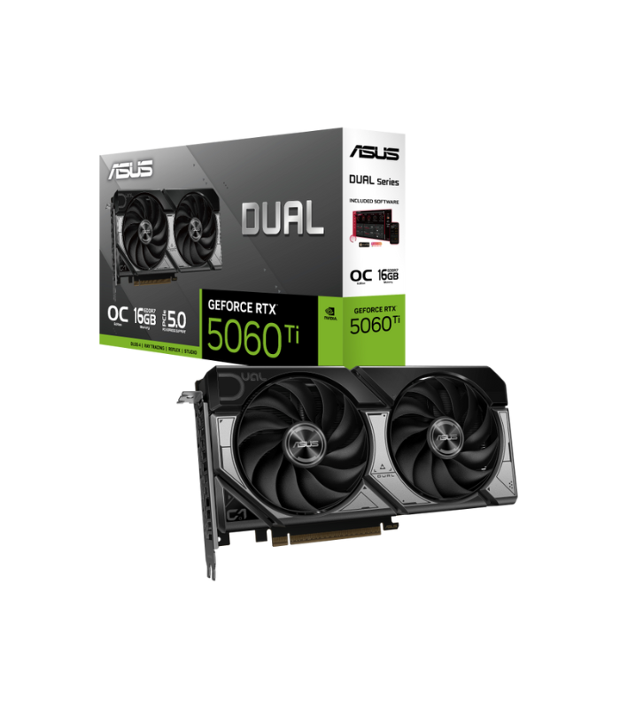 Grafica ASUS Dual RTX 5060 Ti 16GB Grafica ASUS Dual RTX 5060 Ti 16GB